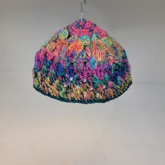 MULTI COLOR MANDALA BEANIE- TAKKE