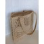 CROCHET STRAW TOTE BAG- HASIR