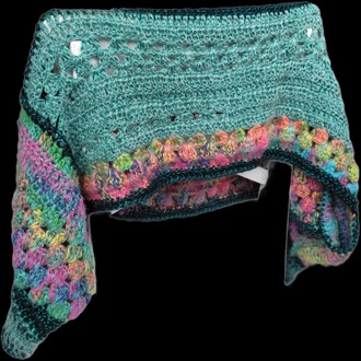 MULTI COLOR CROCHET SWEATER-SANDY