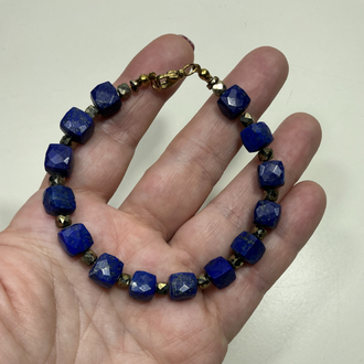 Lapis Lazuli ~Pirit Bileklik