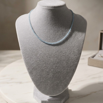 Blue Topaz Kolye ( Minimal Seri)