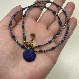 Lapis Lazuli ~Turkuaz Kolye (Antik Seri )