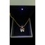 Çelik Hologramlı Gold Kelebek 2'li Set