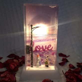 Love Temalı Kar Küresi 
