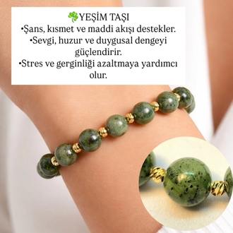 ☘️YEŞİM TAŞI BİLEKLİK