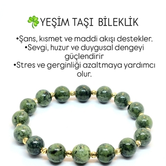 ☘️YEŞİM TAŞI BİLEKLİK