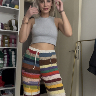 Tığ işi pantolon pattern