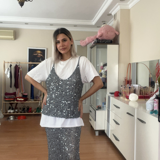 Pullu örgü etek pattern