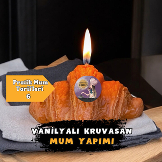 BİSKÜVİ MUM YAPIMI - Online Workshop (Mum Tarifi Hediyeli) - 18.10.2026