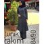 FERMUAR DETAYLI YIRTMAÇLI TUNİK