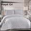 Çapa Home Hayal Şönil Yatak Örtüsü - GRİ