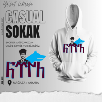 TÜRK Temalı Sweatshirt