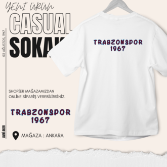 Trabzonspor 1967 Bordo-Mavi Fırtına Tshirt