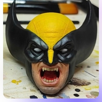 unmasked Logan (stoic) New screaming for Mafex
