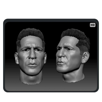 John bernthal punisher head for Marvel legends 