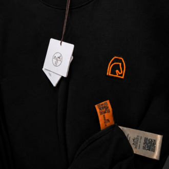 Hermes Siyah T-Shirt