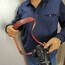 Kızıl kahve rengi Fotoğraf makinesi boyun askısı 