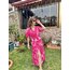 Kruvaze Elbise & Kimono Pembe