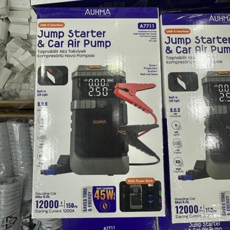 AUHMA 12.000 MAH AKÜ TAKVİYE CİHAZI