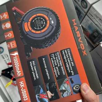 HARVOX 10.000 MAH AKÜ TAKVİYE CİHAZI