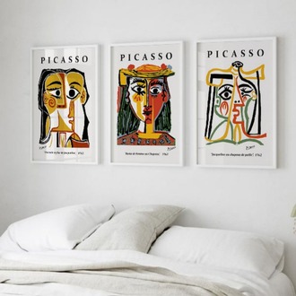 Picasso Sanat Çerçeveli Poster Seti