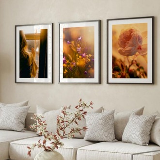 Huzurlu Anlar Çerçeveli Fotoğraf Seti