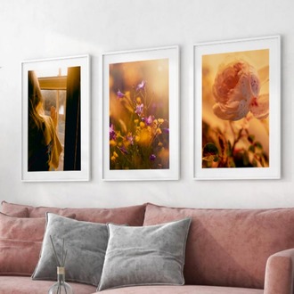 Huzurlu Anlar Çerçeveli Fotoğraf Seti