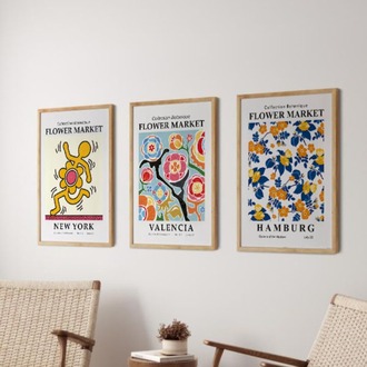 Collection Botanique Çerçeveli Poster Seti