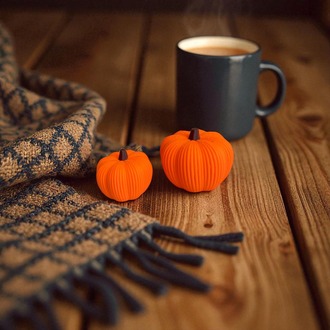 2'li Set Dekoratif Balkabağı Seti – Sonbahar & Halloween Süsü