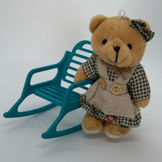 CEVİZDİZAYN BAYBBEAR MİNİ SALLANAN SANDALYE AYICIK -TURKUAZ