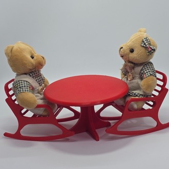 Cevizdizayn BabyBEAR MİNİ SALLANAN SANDALYE AYICIKLAR MUHABBETTE