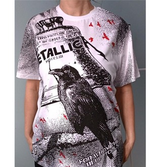 Metallica Full Baskılı Oversize T-shirt
