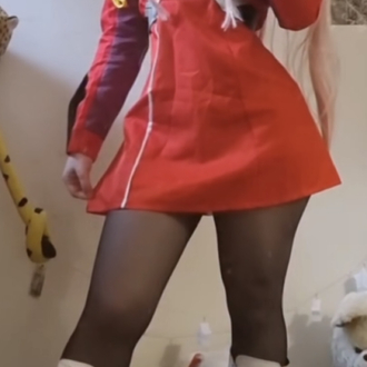 Darling In The Franx Zero Two Cosplay Elbise