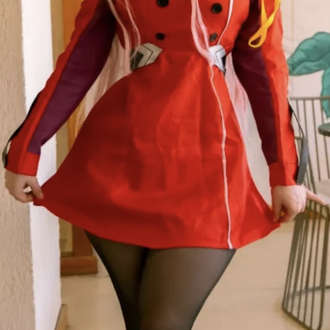 Darling In The Franx Zero Two Cosplay Elbise