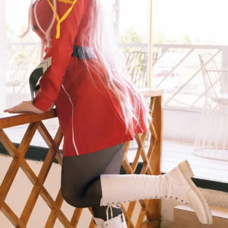 Darling In The Franx Zero Two Cosplay Elbise