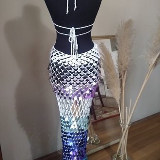 Crochet Sequin Dress