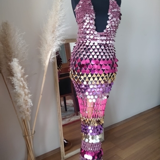 Simone - Crochet Sequin Dress