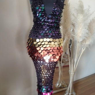 Sequin Maxi Dress
