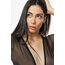 deri detaylı fermuarlı bodysuit