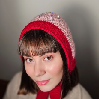 Winona – Yün & Angora Karışımlı El Örgüsü Bonnet (Renk Seçenekli)