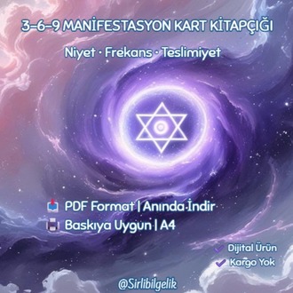 3–6–9 Manifestasyon Kartları – Yazılabilir PDF Rehber