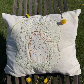 Bunny wrap yastık