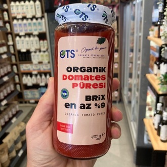 Organik Domates Püresi 470 g