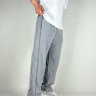 Wide Grey Baggy Fresh Fabrics Sweatpants | 1038