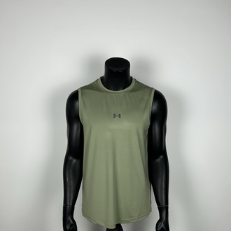 Astana Khaki Performance Sleeveless T-shirt  |  1031
