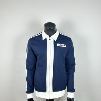 Forte Dark Blue Cotton Full Zip Sweatshirt | 3360
