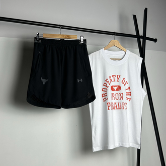 Nova Cotton Sleeveless T-shirt & Rank G2 Micro Shorts Combin  |  1033