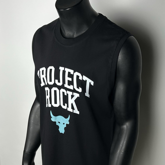 Goyang Black Regular Cotton Sleeveless T-shirt  |  1099