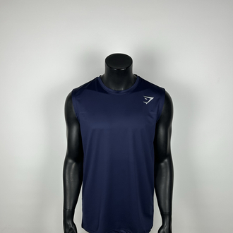 Arena Dark Blue Performance Sleeveless T-shirt  |  1031