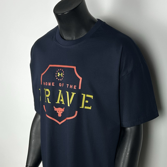 Bold Dark Blue Oversize Cotton T-shirt   |  1099